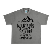 Tornado the mountains are calling and i must go   black Urban Heavy Tee - linhVisuals