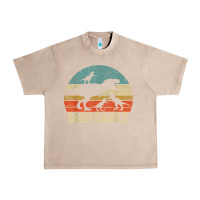 French Oak daddy dinosaur daddysaurus 3 three kids xmas christmas gift t shirt Urban Heavy Tee - linhVisuals