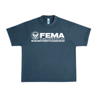 Midnight Navy fema evacuation plan Urban Heavy Tee - linhVisuals