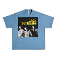 Pebble Blue iron butterfly Urban Heavy Tee - linhVisuals
