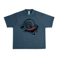 Midnight Navy Turbo Urban Heavy Tee - linhVisuals