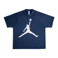 Navy Slam Dunk Vintage Urban Heavy Tee - linhVisuals