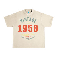 Sandshell Vintage Since 1958 - 64th Birthday Retro Classic Urban Heavy Tee - linhVisuals