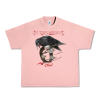 Salmon In This Moment Blood Urban Heavy Tee - linhVisuals