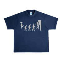 Funny Rock Climbing Evolution Urban Heavy Tee | Teevron