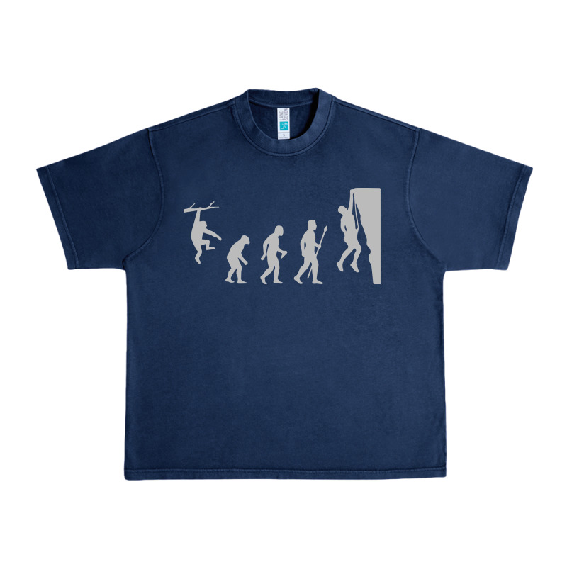 Funny Rock Climbing Evolution Urban Heavy Tee by linhVisuals | Teevron