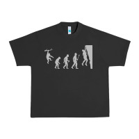 Pigment Black funny rock climbing evolution Urban Heavy Tee - linhVisuals