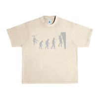 Sandshell funny rock climbing evolution Urban Heavy Tee - linhVisuals