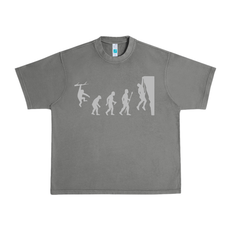 Funny Rock Climbing Evolution Urban Heavy Tee by linhVisuals | Teevron