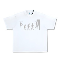 White funny rock climbing evolution Urban Heavy Tee - linhVisuals