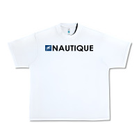 White Nautique Boats Urban Heavy Tee - linhVisuals