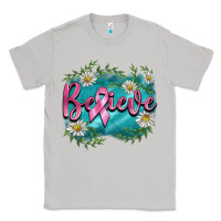 Moon Dust breast cancer believe Classic Tee - BarkalooDesign