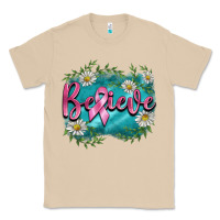 Mushroom breast cancer believe Classic Tee - BarkalooDesign