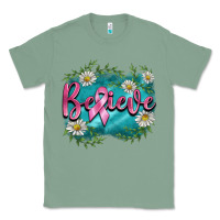 Sage breast cancer believe Classic Tee - BarkalooDesign