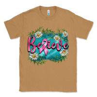 Toasted Coconut breast cancer believe Classic Tee - BarkalooDesign