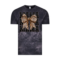 Cloud Black mama leopard Vintage Tee - CowhideDigitalArt