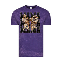 Cloud Purple mama leopard Vintage Tee - CowhideDigitalArt