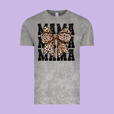 Mama Leopard Vintage Tee Designed By Cowhidedigitalart