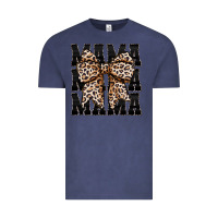 Vintage Denim mama leopard Vintage Tee - CowhideDigitalArt