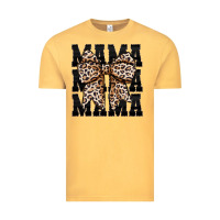 Vintage Mustard mama leopard Vintage Tee - CowhideDigitalArt