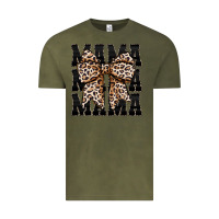 Vintage Olive mama leopard Vintage Tee - CowhideDigitalArt