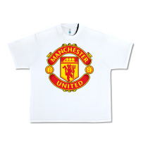 White manchester Urban Heavy Tee - linhVisuals