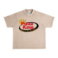 French Oak Pizza King Cowboy Urban Heavy Tee - linhVisuals