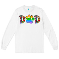 White dad lgbt Long Sleeve Tee - CowhideDigitalArt