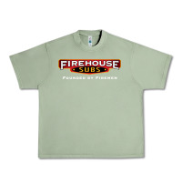 Oil Green Firehouse Subs Urban Heavy Tee - linhVisuals