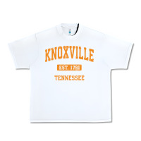 White knoxville tennessee tn vintage athletic sports design pullover hoodie Urban Heavy Tee - linhVisuals