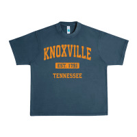 Midnight Navy knoxville tennessee tn vintage athletic sports design pullover hoodie Urban Heavy Tee - linhVisuals
