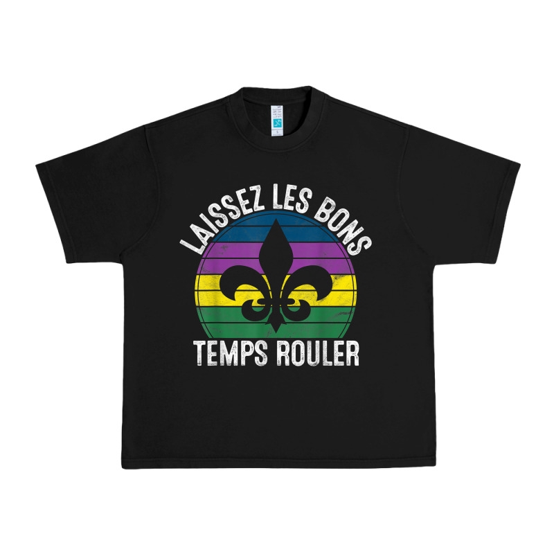 Laissez Les Bons Temps Rouler Gift Mardi Gras Masquerade T Shirt Urban Heavy Tee by linhVisuals | Teevron