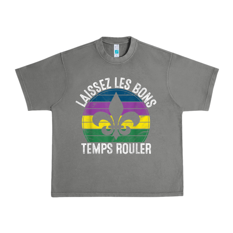 Laissez Les Bons Temps Rouler Gift Mardi Gras Masquerade T Shirt Urban Heavy Tee by linhVisuals | Teevron