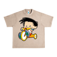 French Oak bobby on his bike   bobbys world Urban Heavy Tee - linhVisuals