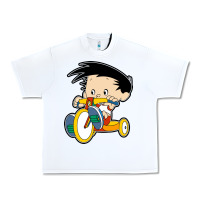 White bobby on his bike   bobbys world Urban Heavy Tee - linhVisuals