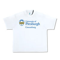 White University of Pittsburgh at Greensburg, Urban Heavy Tee - linhVisuals