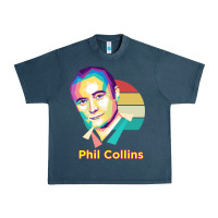 Midnight Navy wpap phil collins rock Urban Heavy Tee - linhVisuals