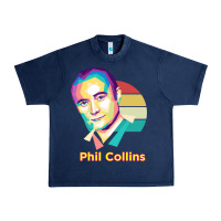 Navy wpap phil collins rock Urban Heavy Tee - linhVisuals