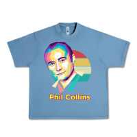 Pebble Blue wpap phil collins rock Urban Heavy Tee - linhVisuals
