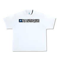 White Nautique Boats Urban Heavy Tee - linhVisuals