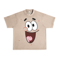 French Oak sponge.bob squa.re.pants patrick face portrait Urban Heavy Tee - linhVisuals