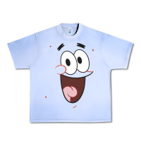 Grape Ice sponge.bob squa.re.pants patrick face portrait Urban Heavy Tee - linhVisuals