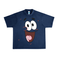 Navy sponge.bob squa.re.pants patrick face portrait Urban Heavy Tee - linhVisuals