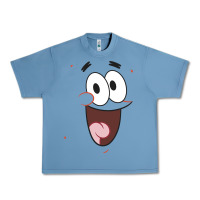 Pebble Blue sponge.bob squa.re.pants patrick face portrait Urban Heavy Tee - linhVisuals