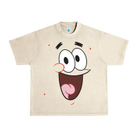 Sandshell sponge.bob squa.re.pants patrick face portrait Urban Heavy Tee - linhVisuals
