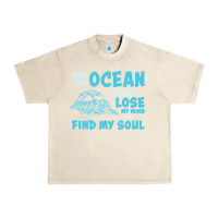Sandshell into the ocean i go to find my soul Urban Heavy Tee - linhVisuals