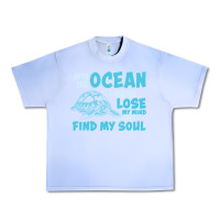 Grape Ice into the ocean i go to find my soul Urban Heavy Tee - linhVisuals
