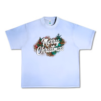 Grape Ice Merry Christmas Urban Heavy Tee - CowhideDigitalArt
