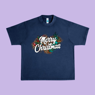 Merry Christmas Urban Heavy Tee Designed By Cowhidedigitalart