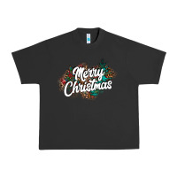 Pigment Black Merry Christmas Urban Heavy Tee - CowhideDigitalArt